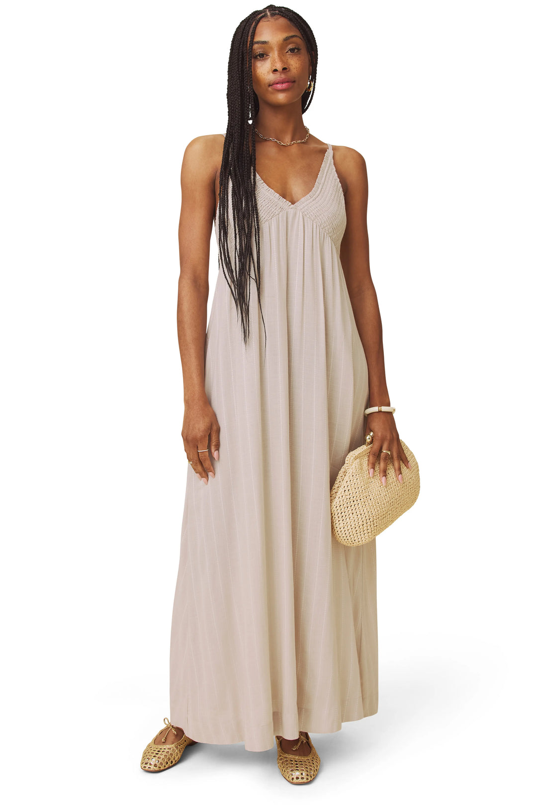 bianca maxi dress – B Jones neckline_round Material:100%Rayon 100%Inner Lining Zoya Chiffon Dress Black orange and powder